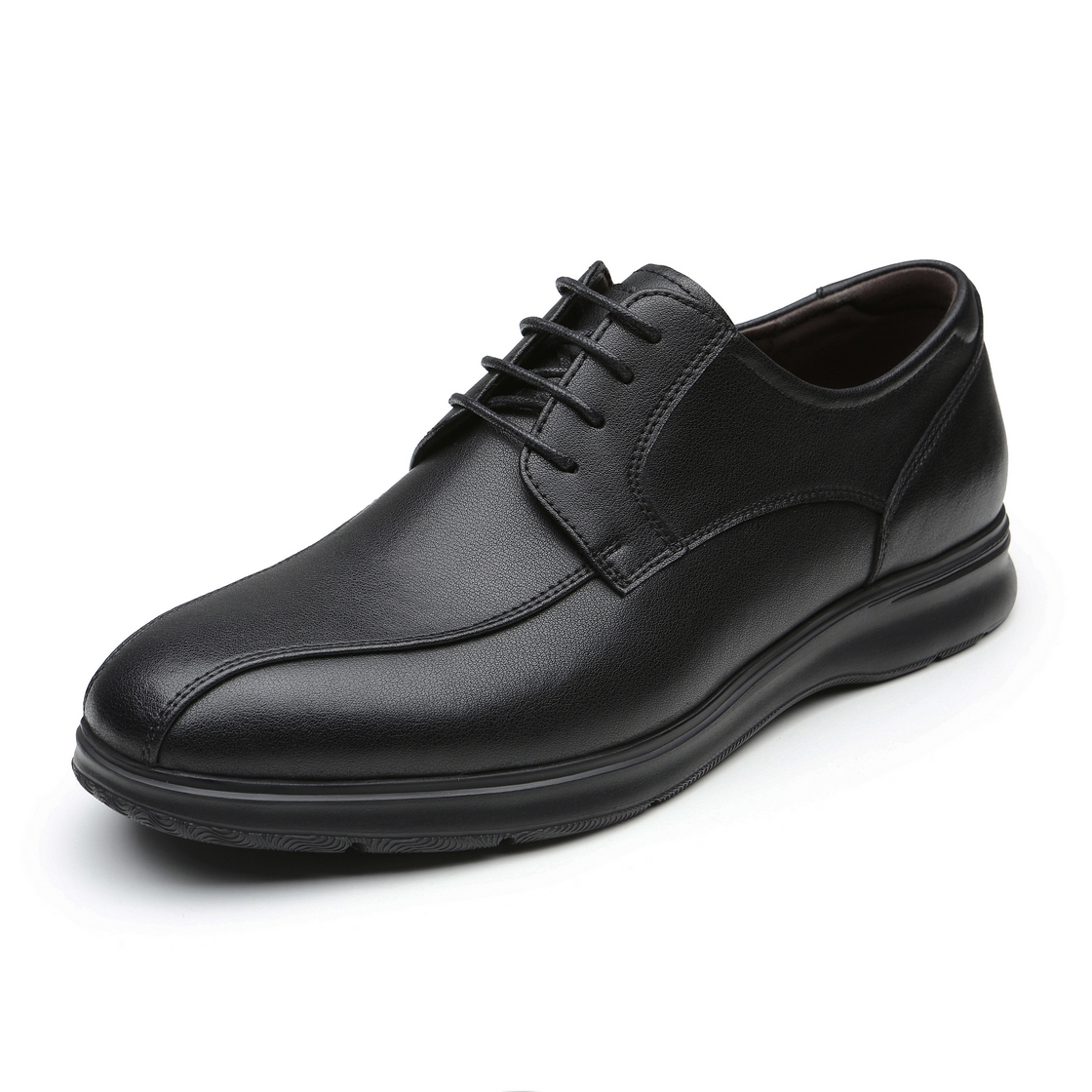 리차드 남성 스왈토 더비 슈즈 블랙(Richard Men’s Swirl Toe Derby Shoes Black) - 3
