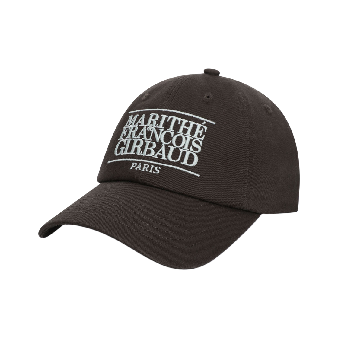 - Marithe Francois Girbaud Classic Logo Cap Dark Brown