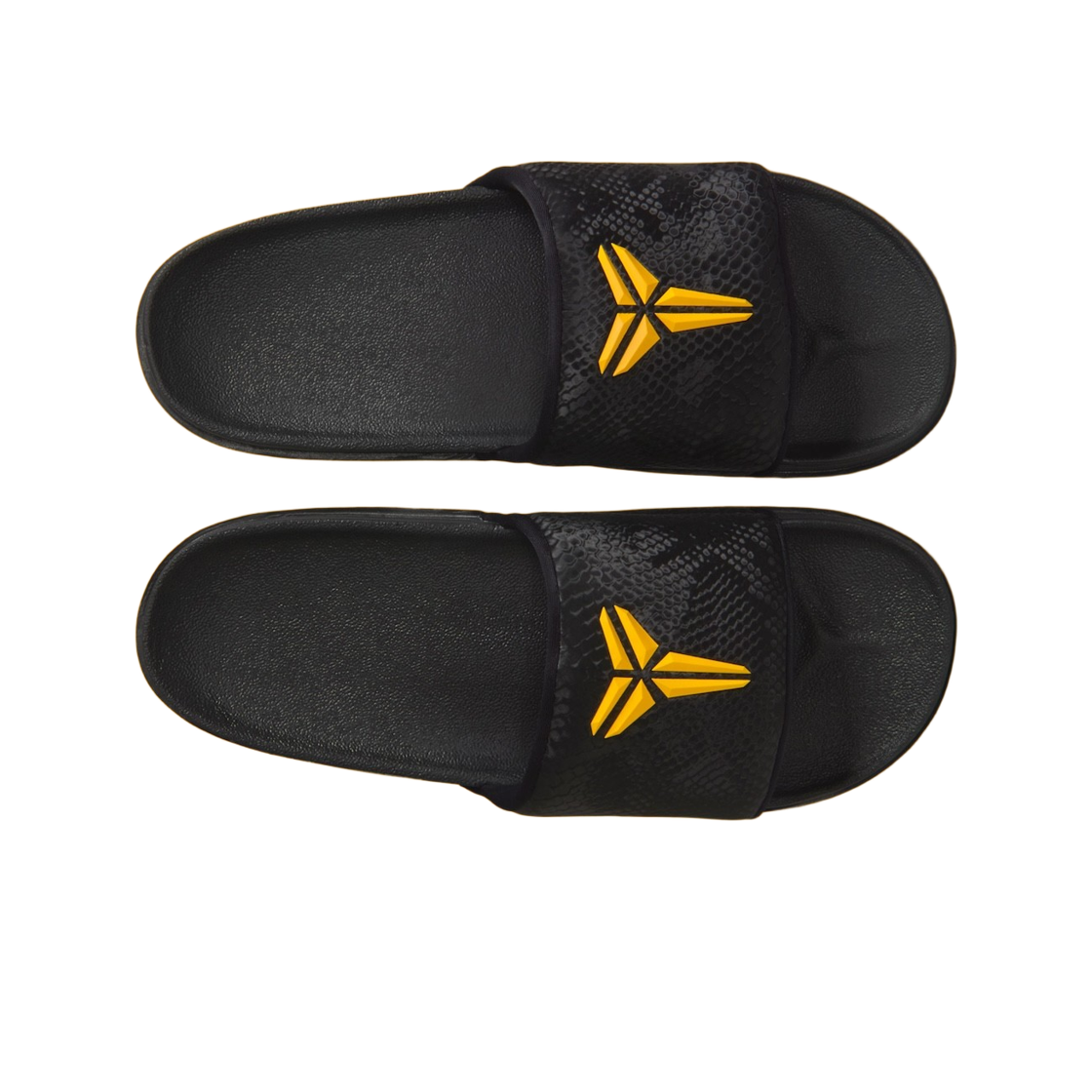 나이키 코비 오프코트 슬라이드 블랙 유니버시티 골드(Nike Kobe Offcourt Slide Black University Gold) - 2