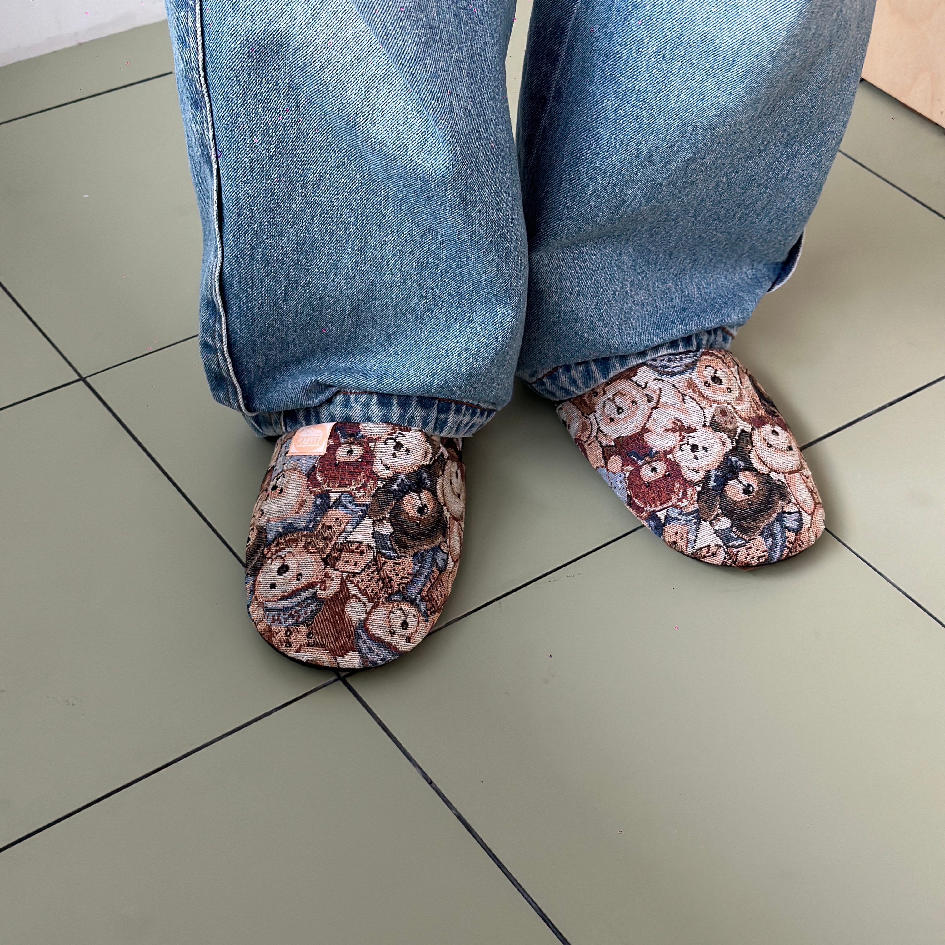 [3% 적립] POUPPET Bear Bear Room Shoes M size 220-250, [3% 적립] POUPPET Handle Pouch Bear Bear 착용 스타일 - 1