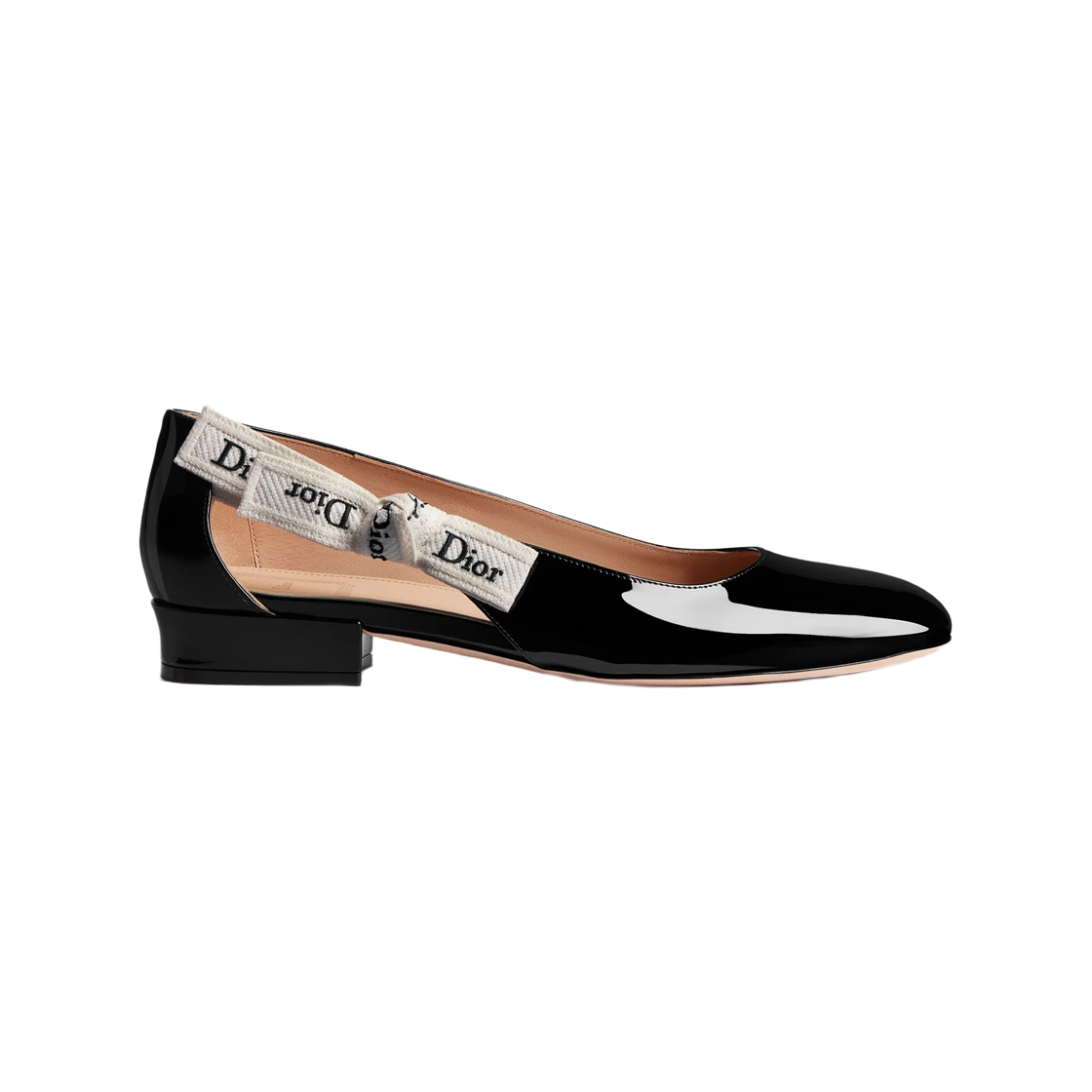 KDF159VNI-S900 (W) Dior J'Adior Patent Calfskin Ballet Flat Black