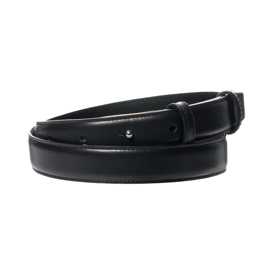 478707-09 (W) Uniqlo C Leather Belt Black - JP