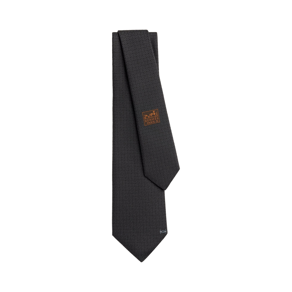 에르메스 유니에 마이옹 오버보드 타이 누아 그리(Hermes Unie Maillon Overboard Tie Noir Gris) - 1