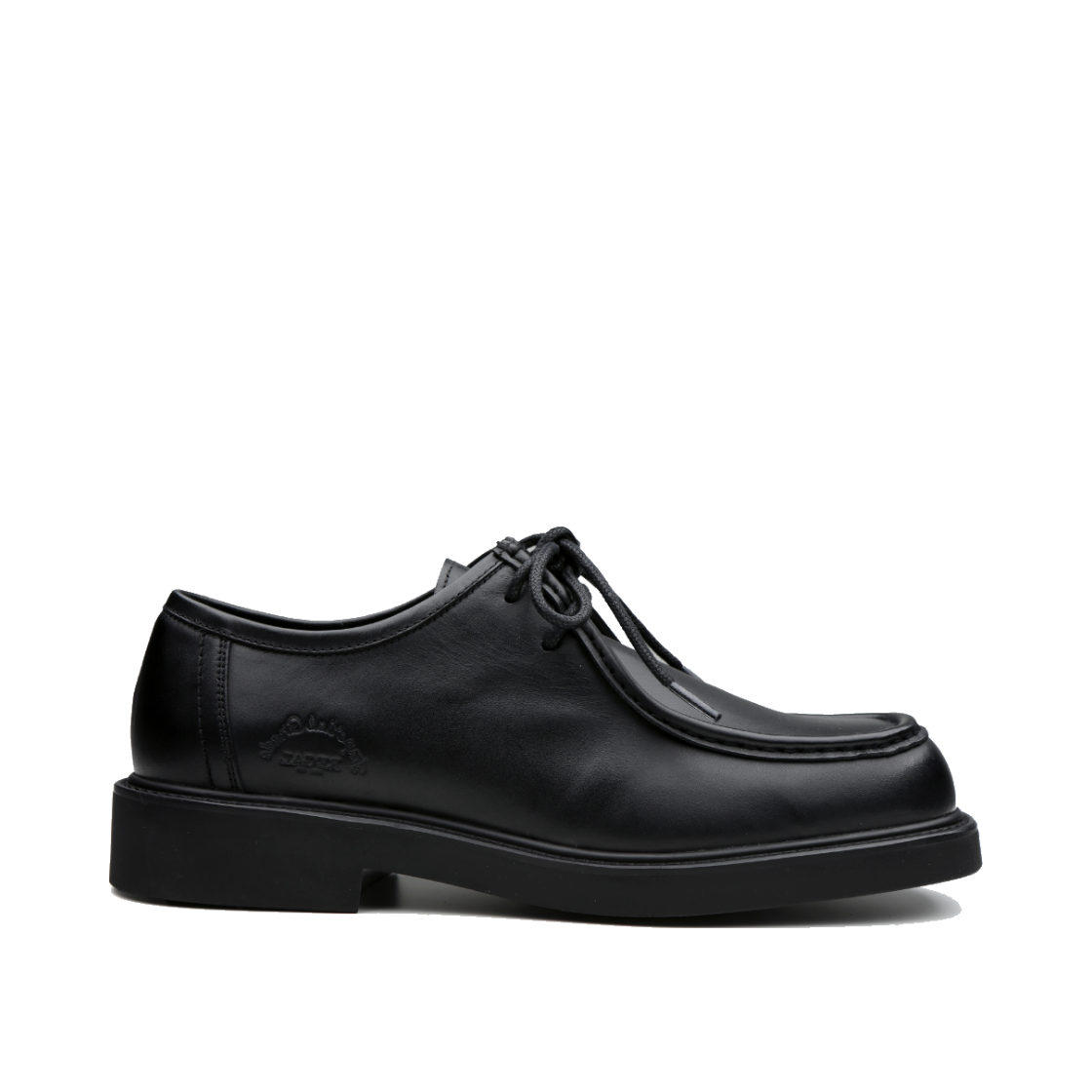 리갈 남성 스퀘어토 왈라비 슈즈 블랙(REGAL Men’s Square-Toe Wallabee Shoes Black) - 1