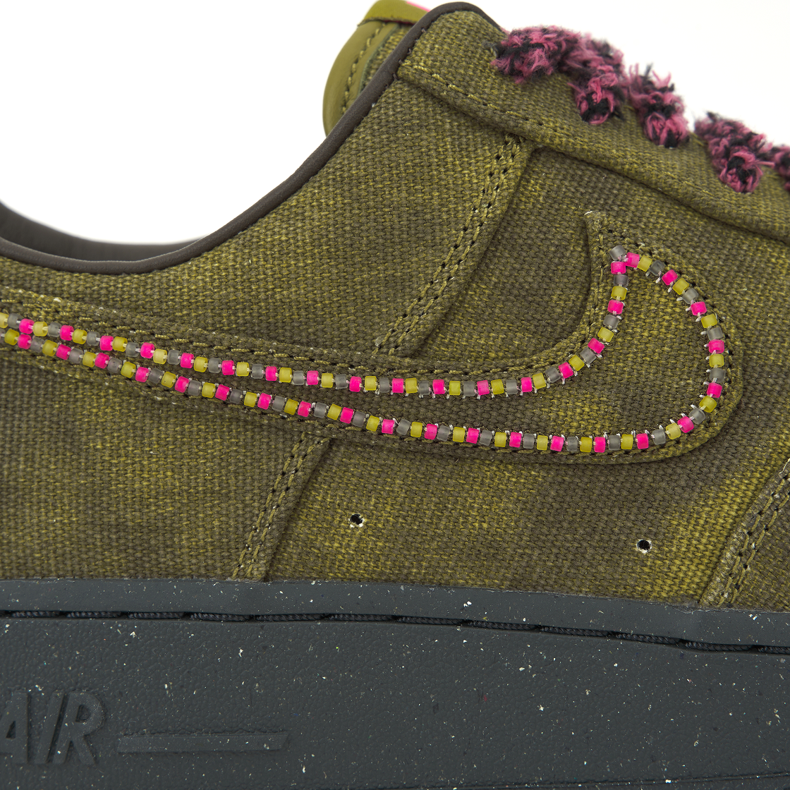 나이키 에어포스 1 '07 로우 부클레 바로크 브라운 앤 데저트 모스(Nike Air Force 1 '07 Low Boucle Baroque Brown and Desert Moss) - 8