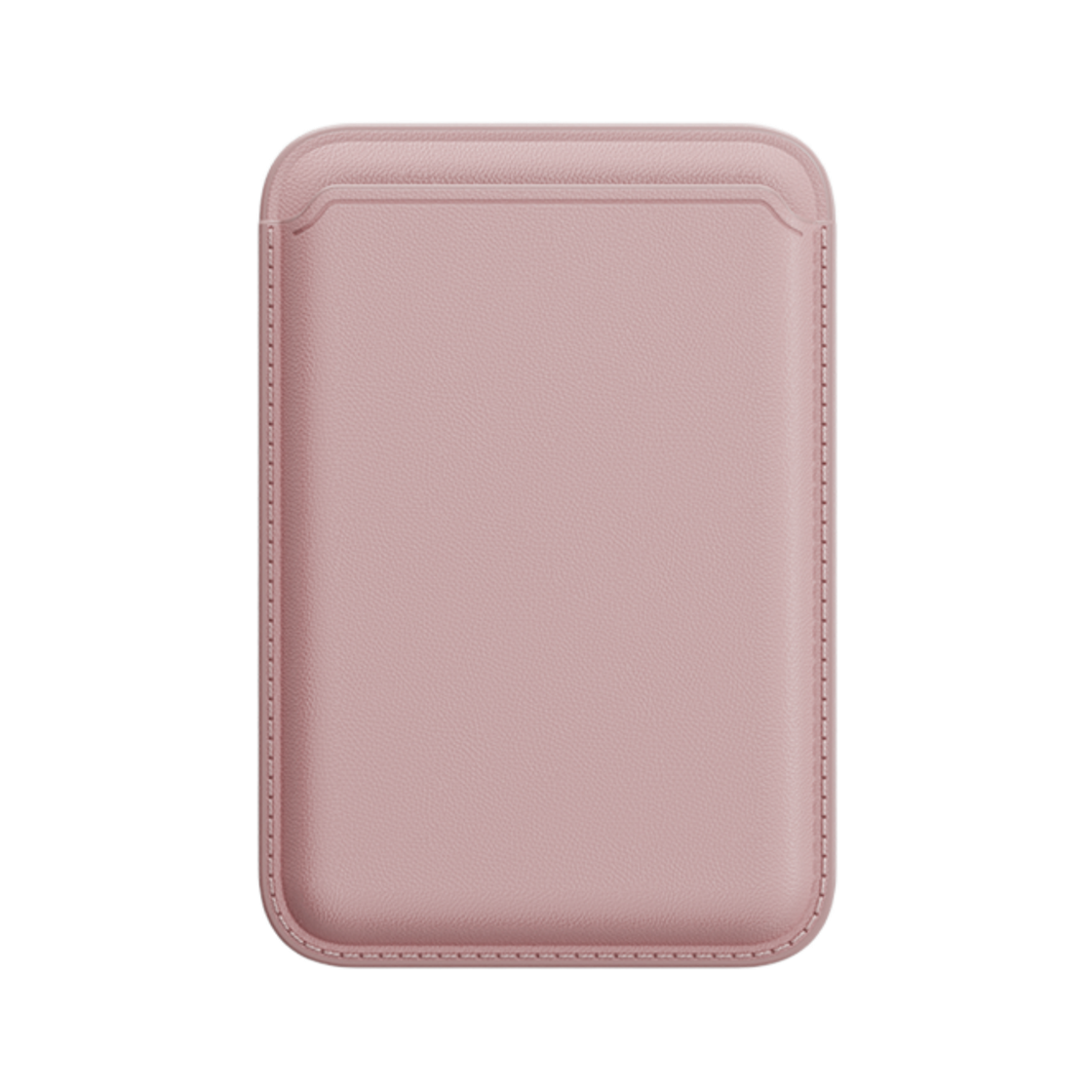 S353000010 SINJIMORU MagSafe Vica Card Holder iPhone Vegan Leather Wallet Case Pink Sand