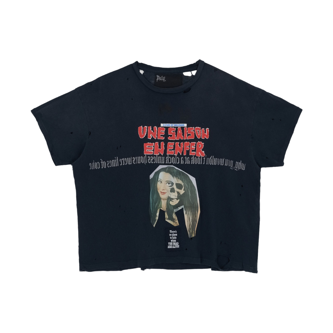 팔리 할리우드 분 우네 사이슨 언 엔퍼 티셔츠 빈티지 블랙(Paly Hollywood Boon Une Saison En Enfer T-Shirt Vintage Black)