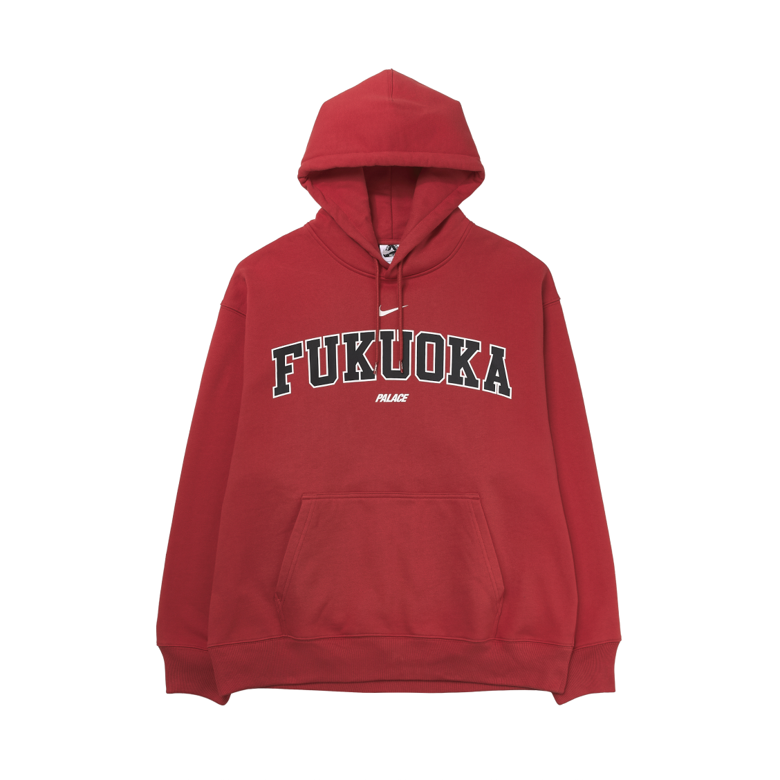 팔라스 x 나이키 샵 후드 후쿠오카 레드 - 25FW(Palace x Nike Shop Hood Fukuoka Red - 25FW)