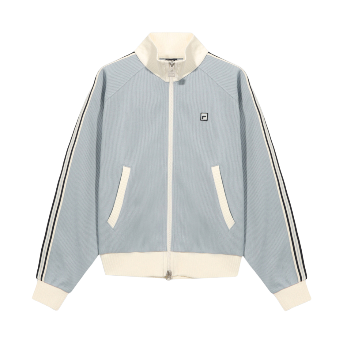 [6% 적립] 휠라 1911 여성 니트트랙 집업 다크 블루([6% 적립] FILA 1911 Women knit Track Zip-Up Dark Blue)