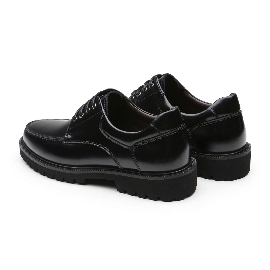 리차드 남성 U팁 더비 슈즈 블랙(Richard Men’s U-Tip Derby Shoes Black) - 5