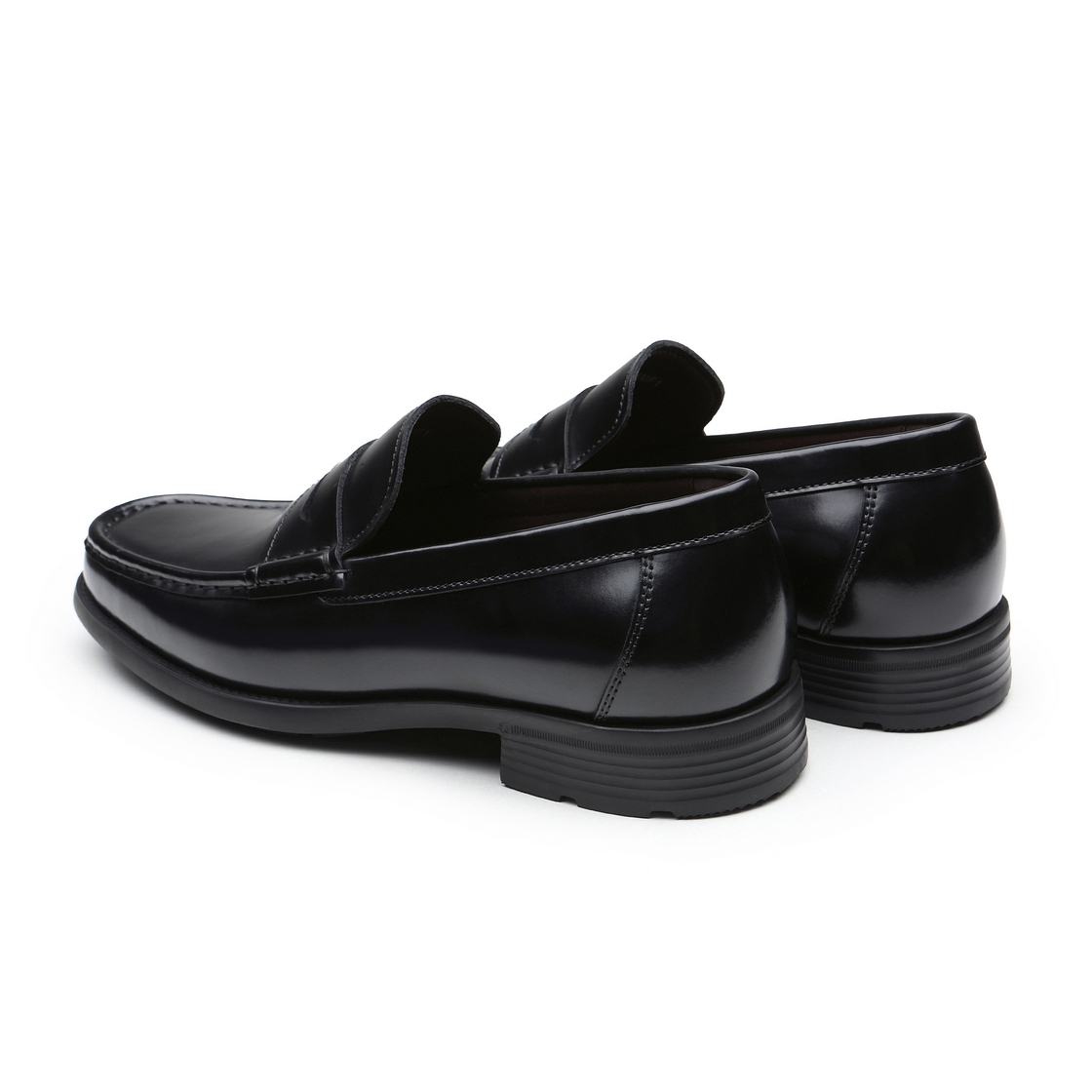 리차드 남성 스퀘어토 컴포트 페니로퍼 브라운(Richard Men’s Square-Toe Comfort Penny Loafers Brown) - 5