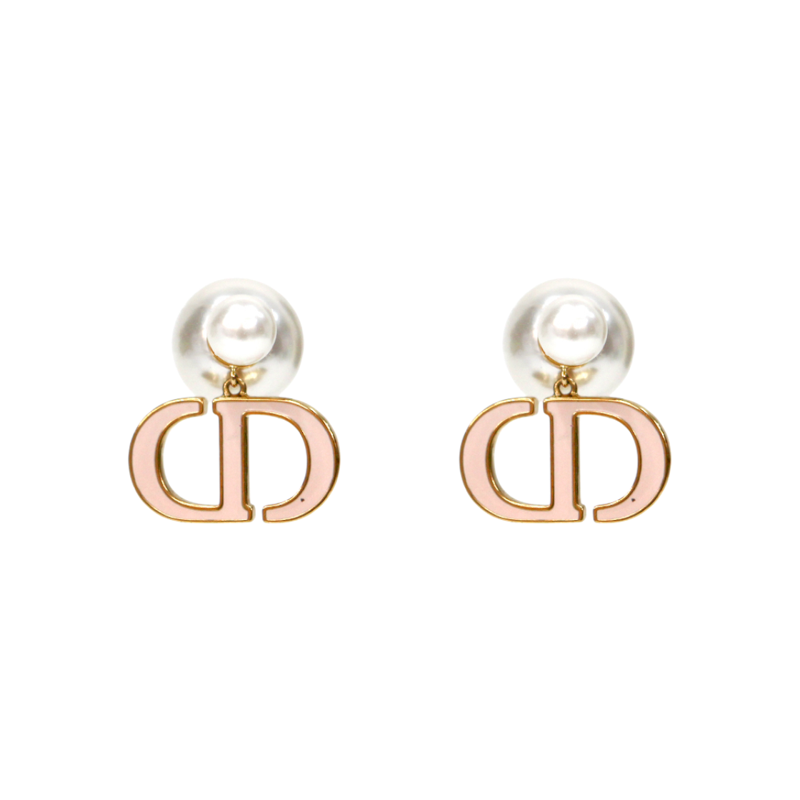 ITV6L8HCD2JK Dior CD Pearl Tribal Earrings C-B45151