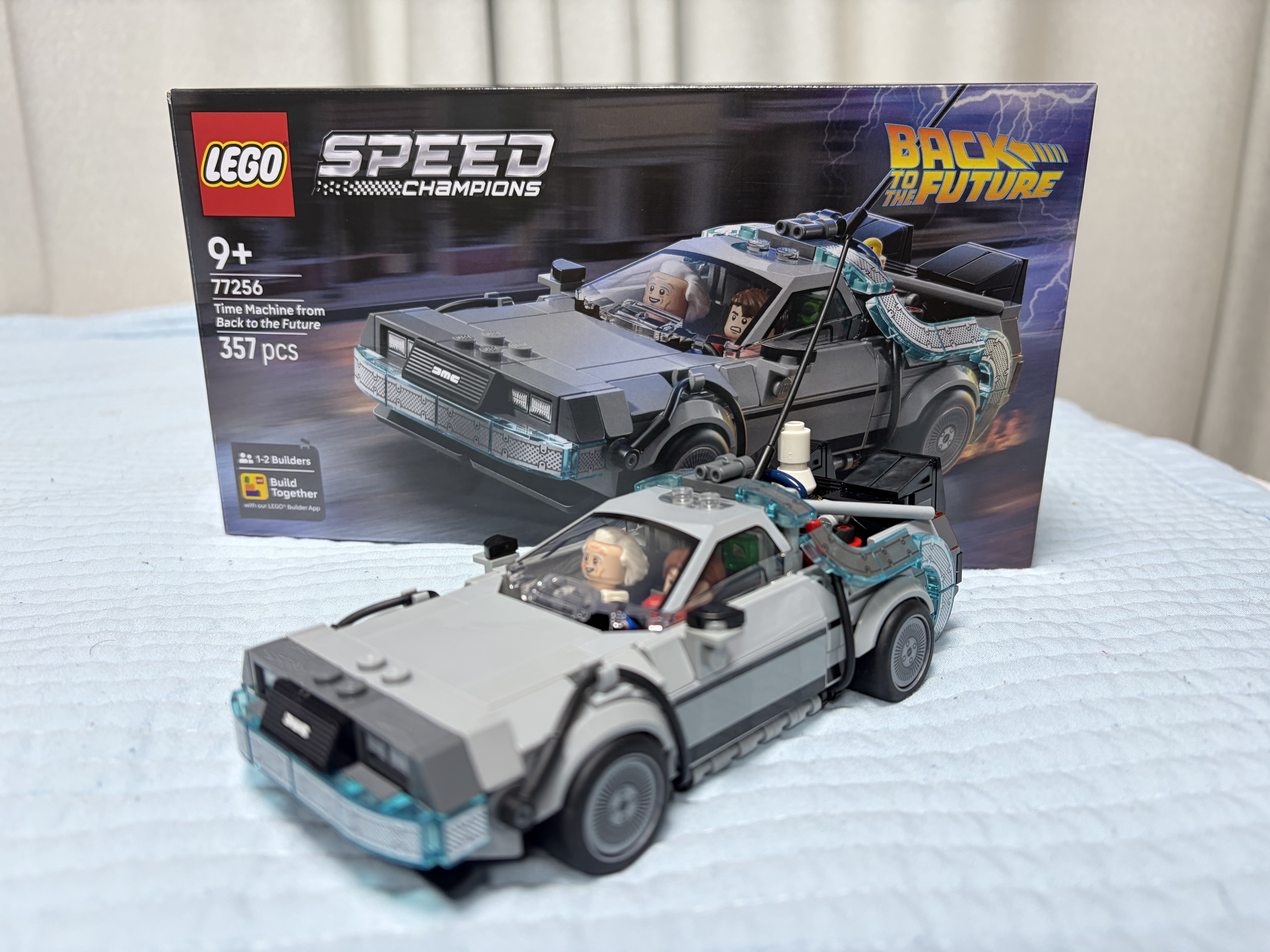 Lego Speed Champions Time Machine from Back to the Future 착용 스타일 - 2