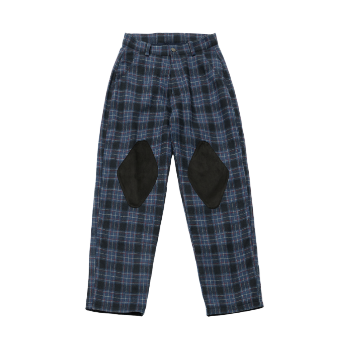 BDNS25FW07 BDNS Fleece Check Pants Navy