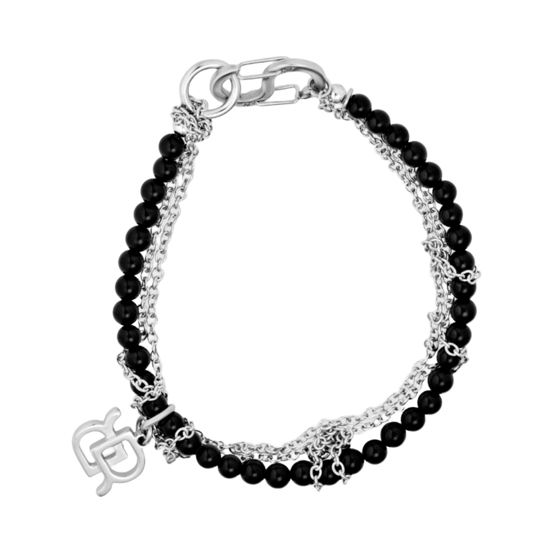 RBSN141 ROMANTINUER SN.141 Black Stone Bracelet