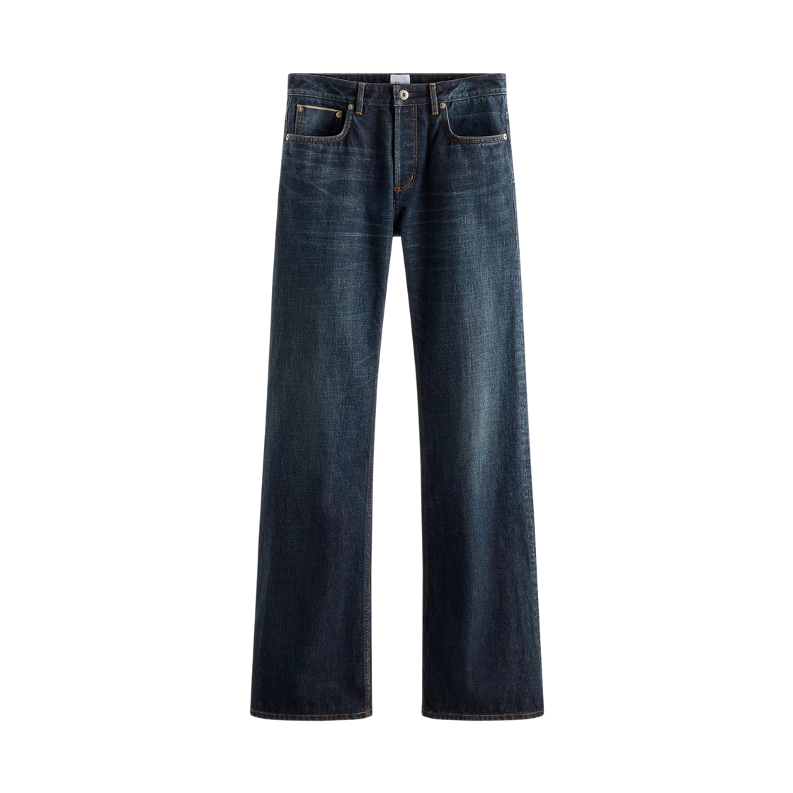 (W) 디올 코튼 데님 플레어 진 딥 블루((W) Dior Cotton Denim Flared Jeans Deep Blue)