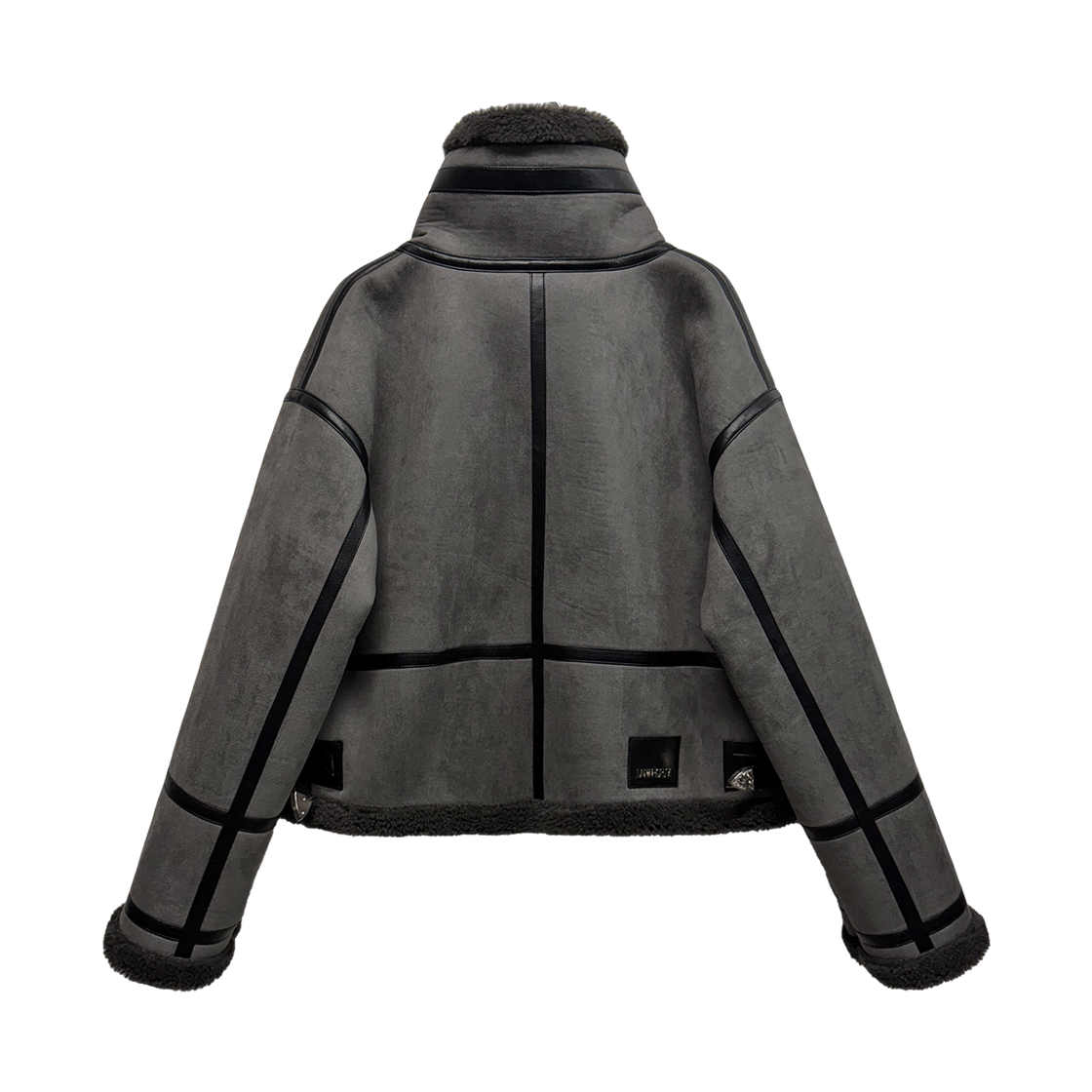 랜 아카이브 0086 더블 버클 웨스턴 무스탕 - 그레이(LAN ARCHIVE 0086 Double Buckle Western Mustang - Gray) - 4