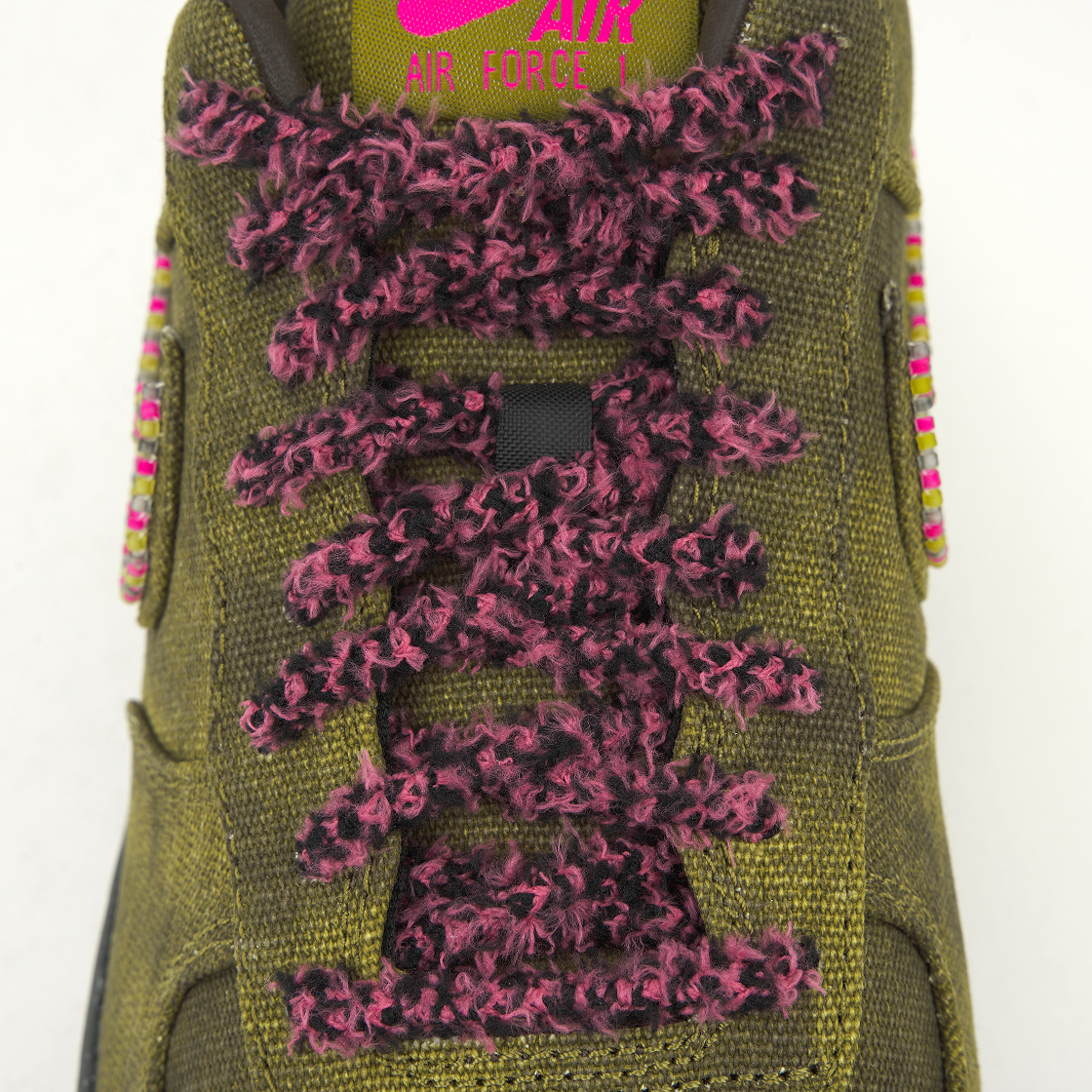 나이키 에어포스 1 '07 로우 부클레 바로크 브라운 앤 데저트 모스(Nike Air Force 1 '07 Low Boucle Baroque Brown and Desert Moss) - 7