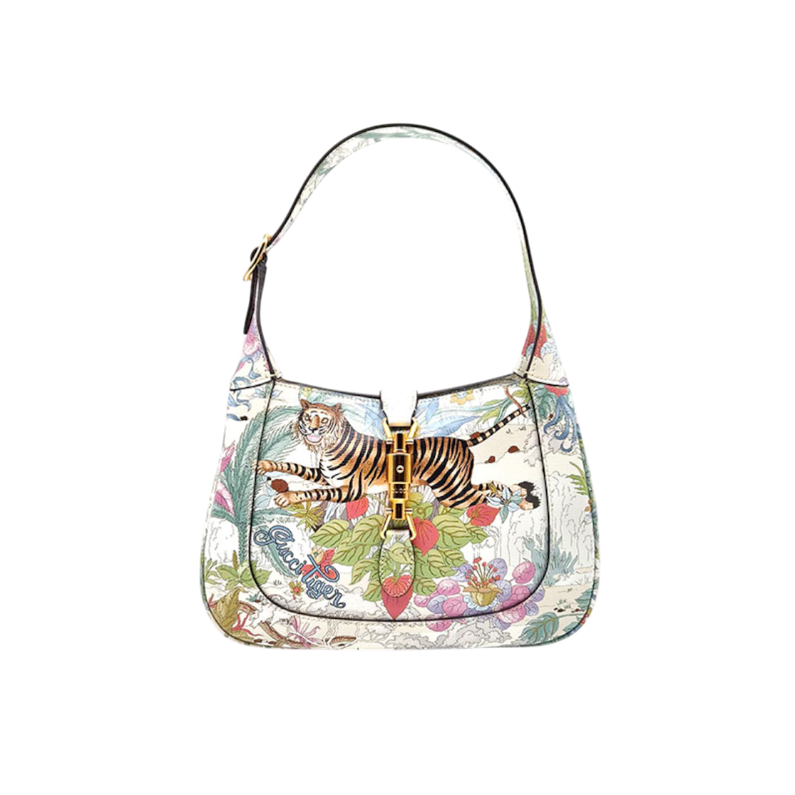 구찌 타이거 재키 1961 스몰 호보백 (636709) L530023(Gucci Tiger Jackie 1961 Small Hobo Bag (636709) L530023) - 1