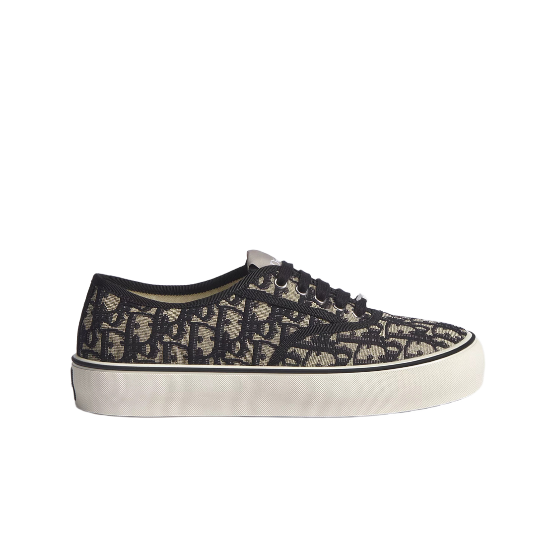 KCK528OLF-S60U (W) Dior Saltwind Oblique Embroidery Cotton Sneakers Blue