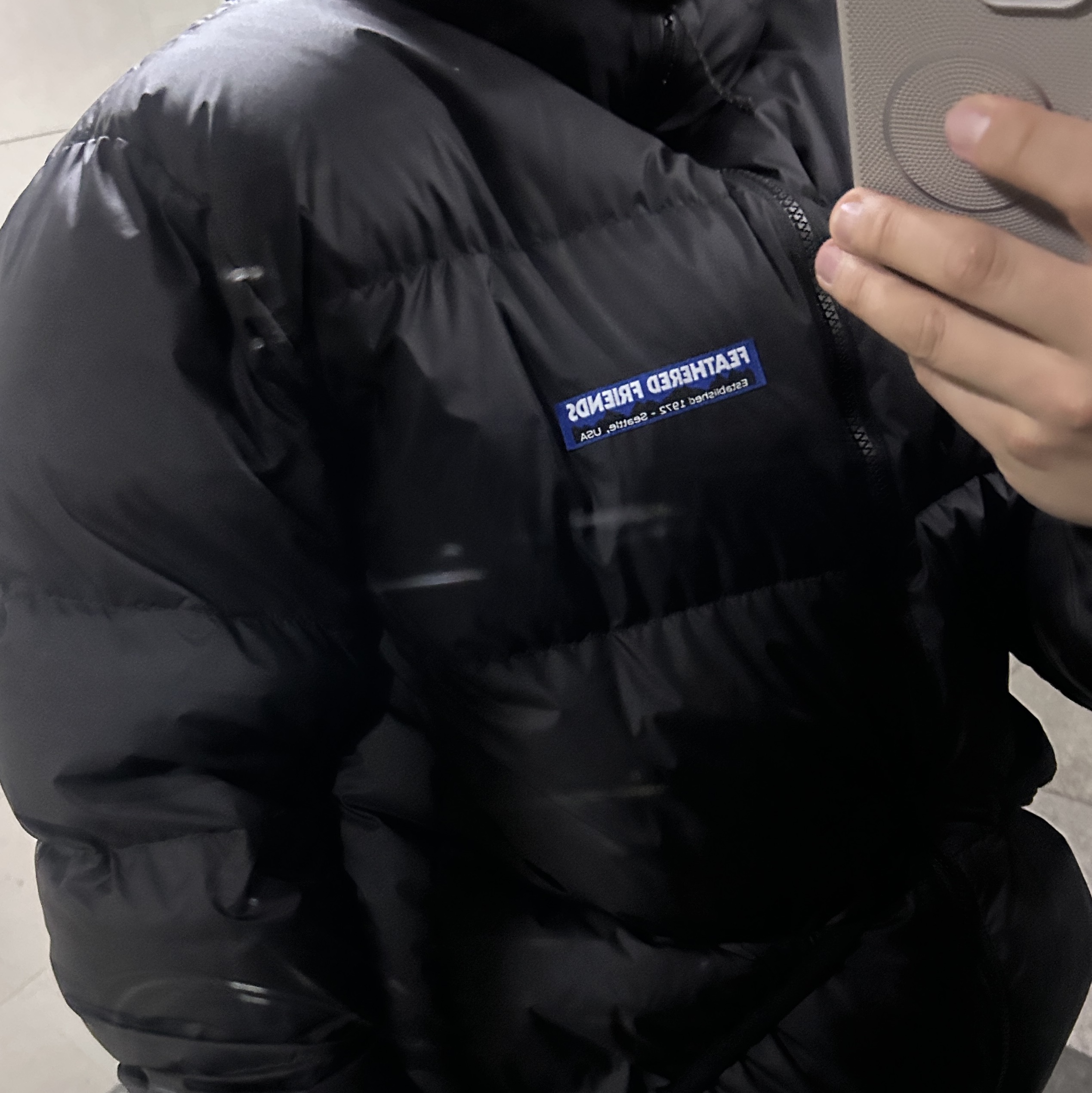 Feathered Friends Helios Hooded Down Jacket Black - Renewal 착용 스타일