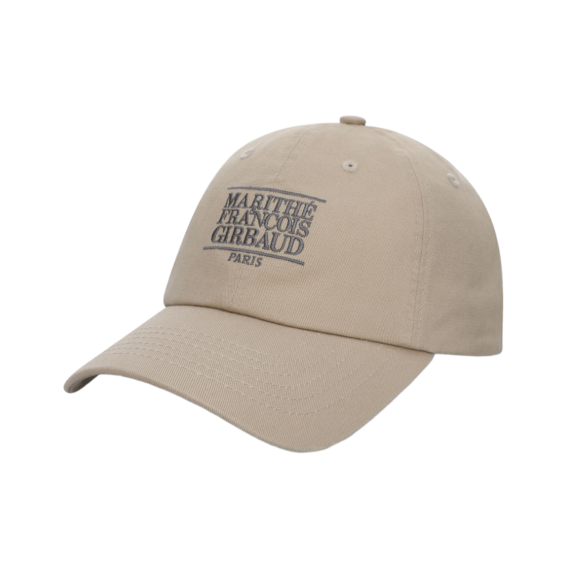 - Marithe Francois Girbaud Small Classic Logo Cap Dark Beige