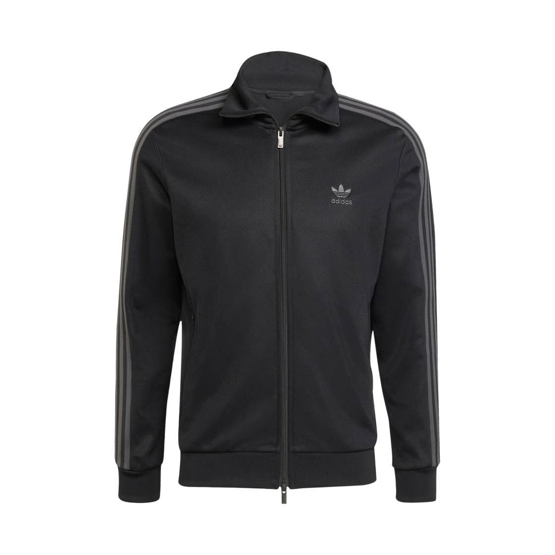 아디다스 아디컬러 클래식 트랙 탑 블랙 그레이 식스 - KR 사이즈(Adidas Adicolor Classic Track Top Black Grey Six - KR Sizing)