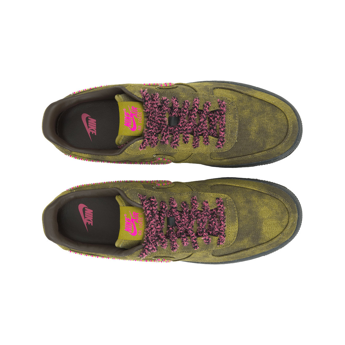 나이키 에어포스 1 '07 로우 부클레 바로크 브라운 앤 데저트 모스(Nike Air Force 1 '07 Low Boucle Baroque Brown and Desert Moss) - 5