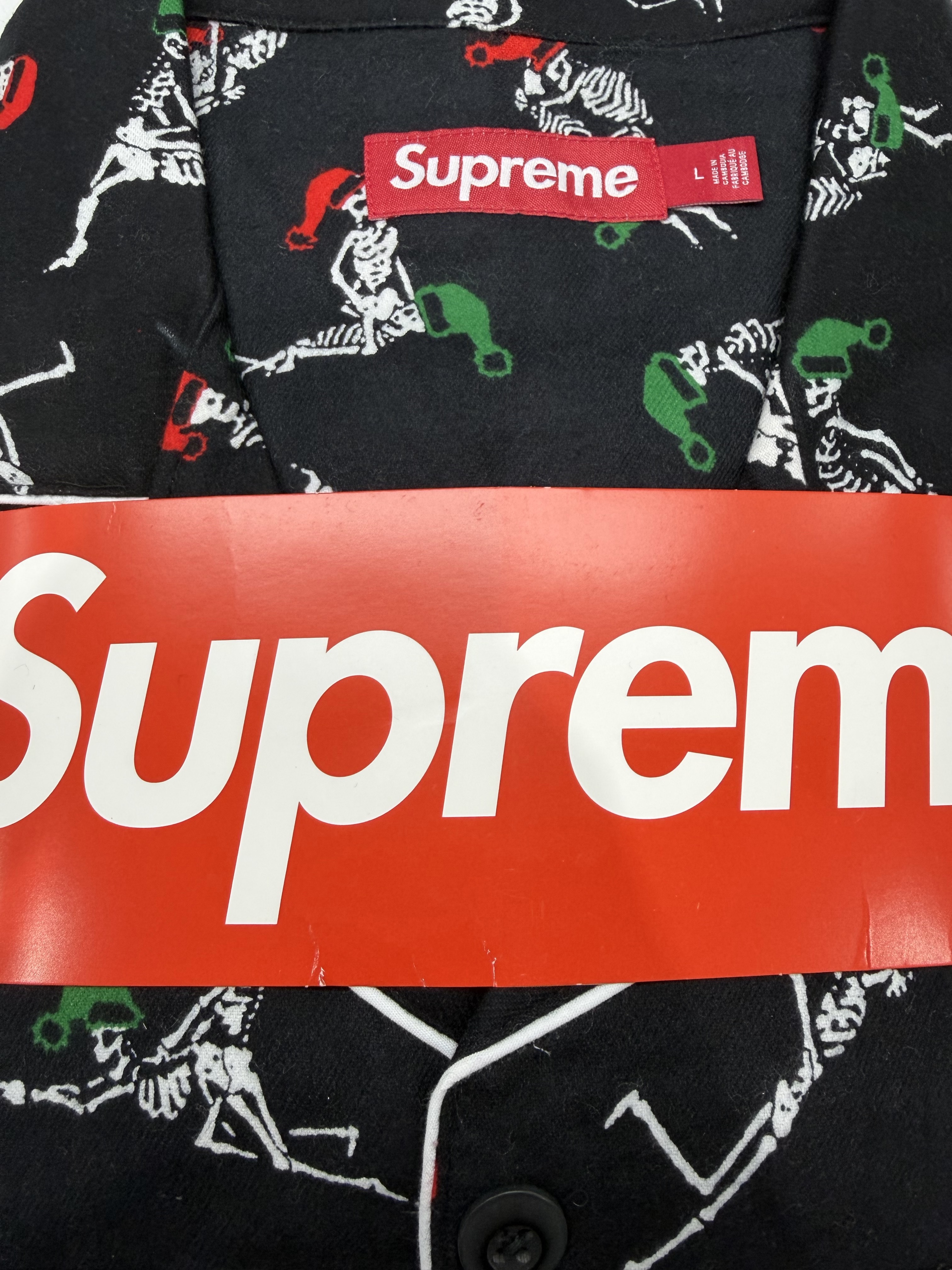 Supreme Holiday Pajama Set Black - 25FW 착용 스타일