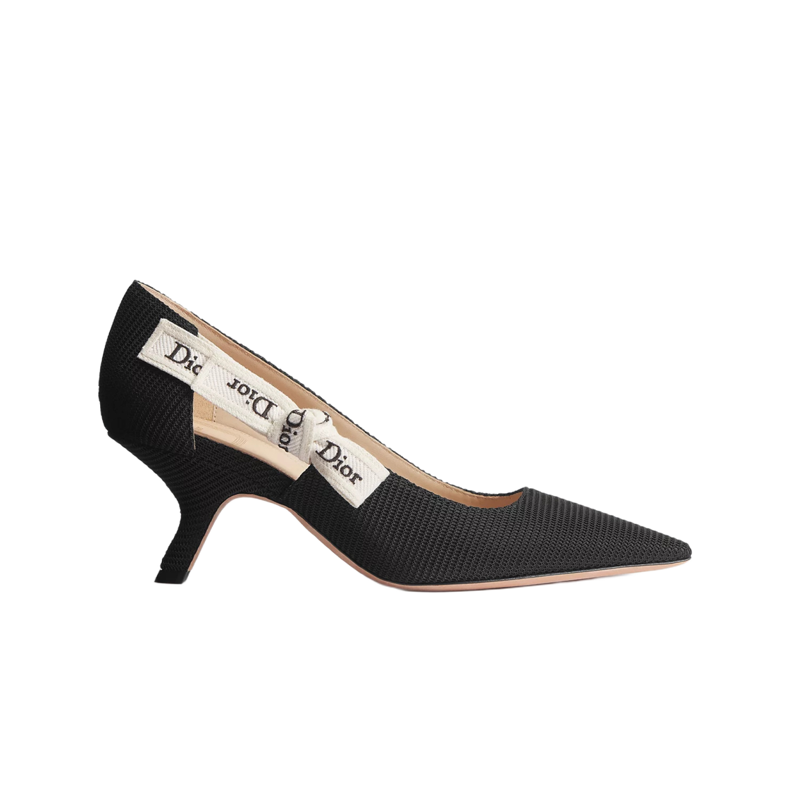 KDV511NVA-S900 (W) Dior J'Adior Technical Fabric Pumps Black