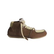 Dior Roadie Lace-Up Boot Brown Nubuck Beige Suede