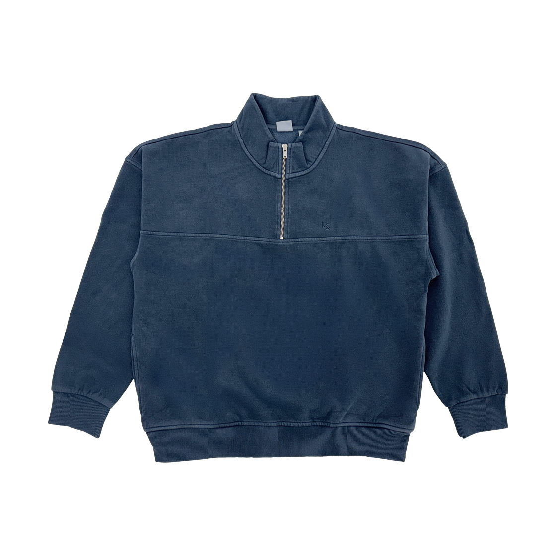리바이스 마리나 쿼터집 스웨트셔츠 블루