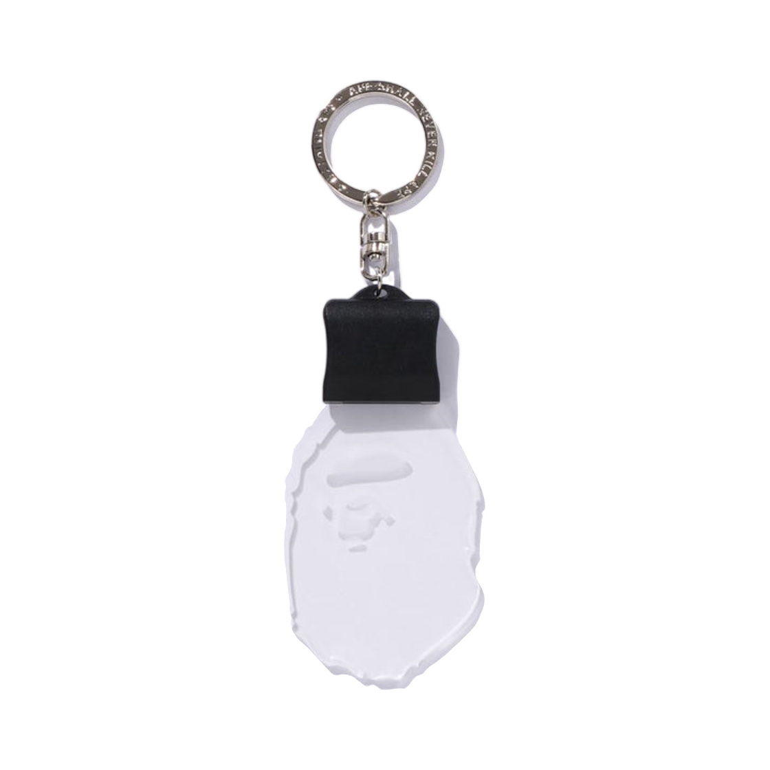 - BAPE Ape Head Led Keychain Clear