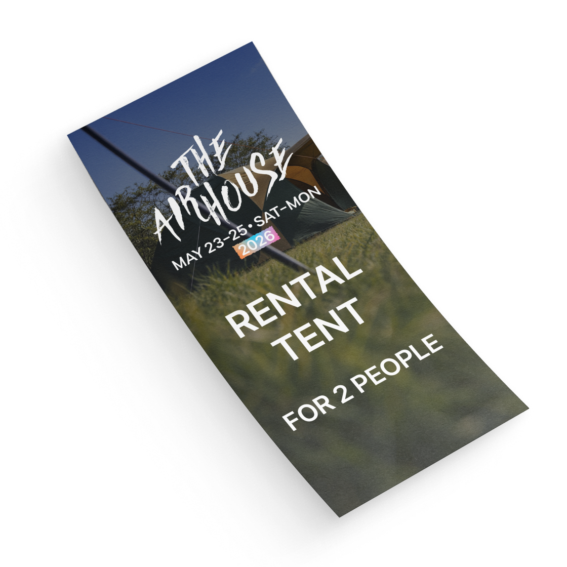 잔디 캠핑 사이트 + 텐트 및 장비 렌탈 2인