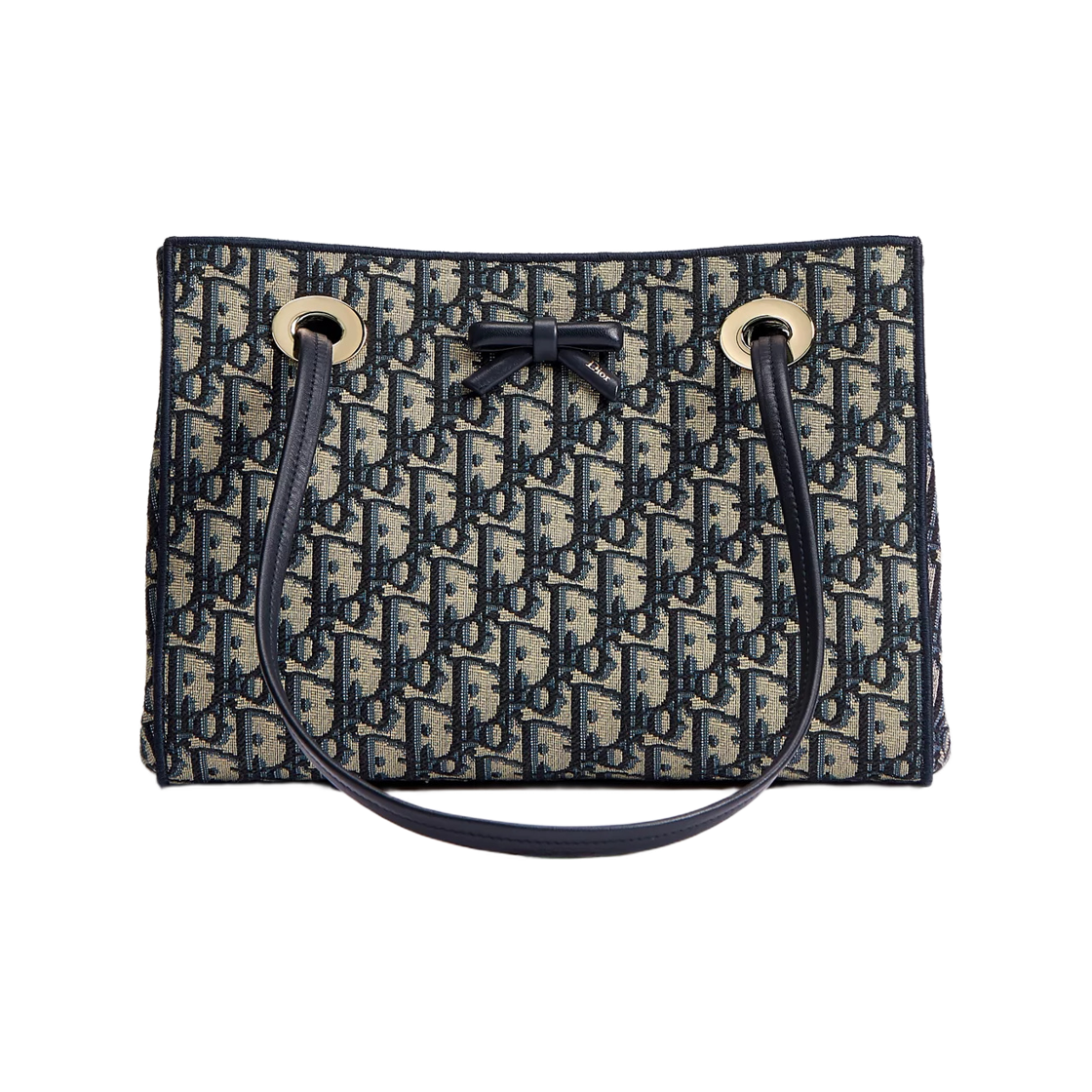 M1410OTZQ-M928 Dior Oblique Jacquard Small Shopper Bag Blue