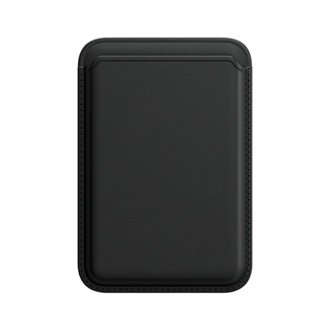 신지모루 맥세이프 비카 카드 홀더 아이폰 비건 가죽 카드지갑 케이스 블랙(SINJIMORU MagSafe Vica Card Holder iPhone Vegan Leather Wallet Case Black)