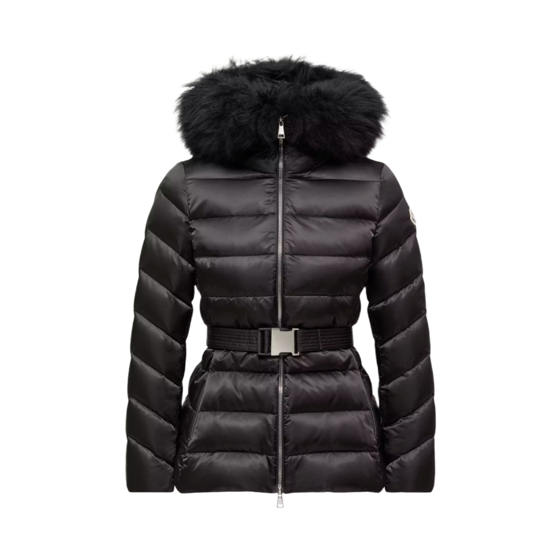 (W) 몽클레르 큐피돈 후드 시어링 트리밍 쇼트 다운 자켓 블랙 - 25FW((W) Moncler Cupidone Hooded Shearing Trim Short Down Jacket Black - 25FW) - 1