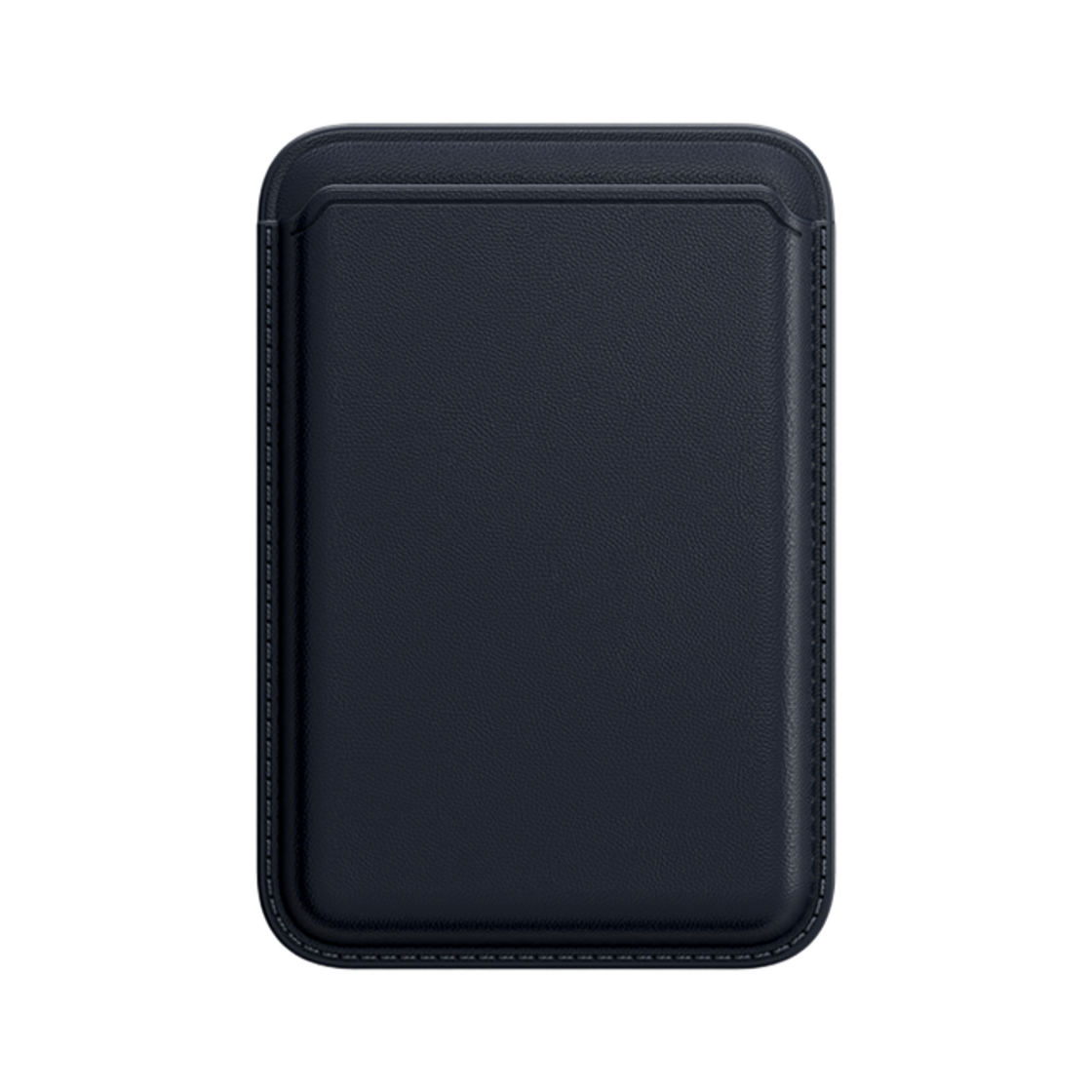 신지모루 맥세이프 비카 카드 홀더 아이폰 비건 가죽 카드지갑 케이스 네이비(SINJIMORU MagSafe Vica Card Holder iPhone Vegan Leather Wallet Case Navy)