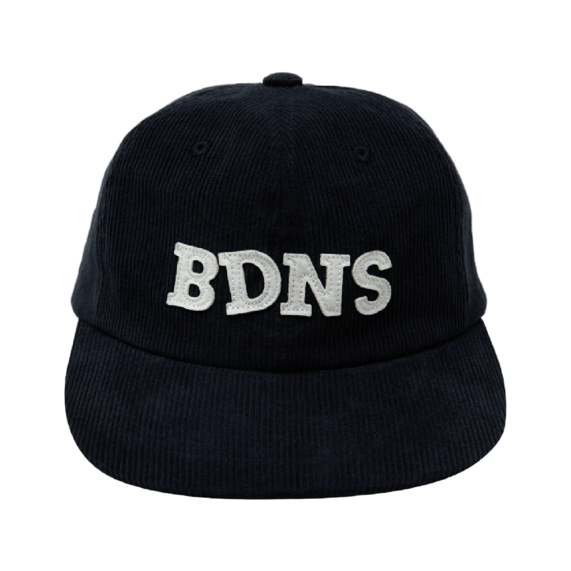 BDNS25FW09 BDNS Logo Corduroy Cap Navy