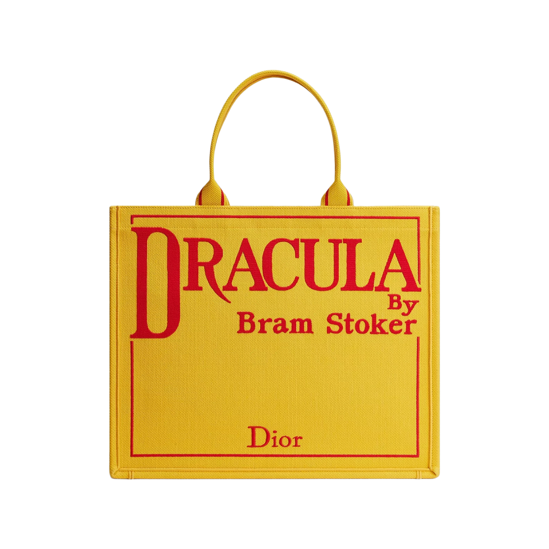 디올 북 토트 라지 백 옐로우 레드(Dior Book Tote Large Bag Yellow Red) - 1
