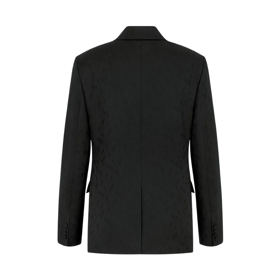 디올 울 모헤어 릴리 오브 더 밸리 자카드 자켓 블랙(Dior Wool Mohair Lily of The Valley Jacquard Jacket Black) - 2