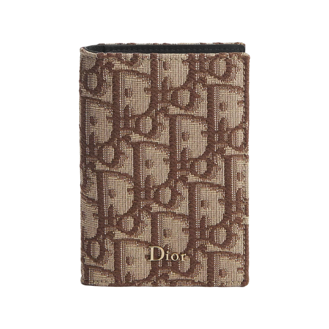 2ESCH138YYE-H45E Dior Bifold Card Holder Brown