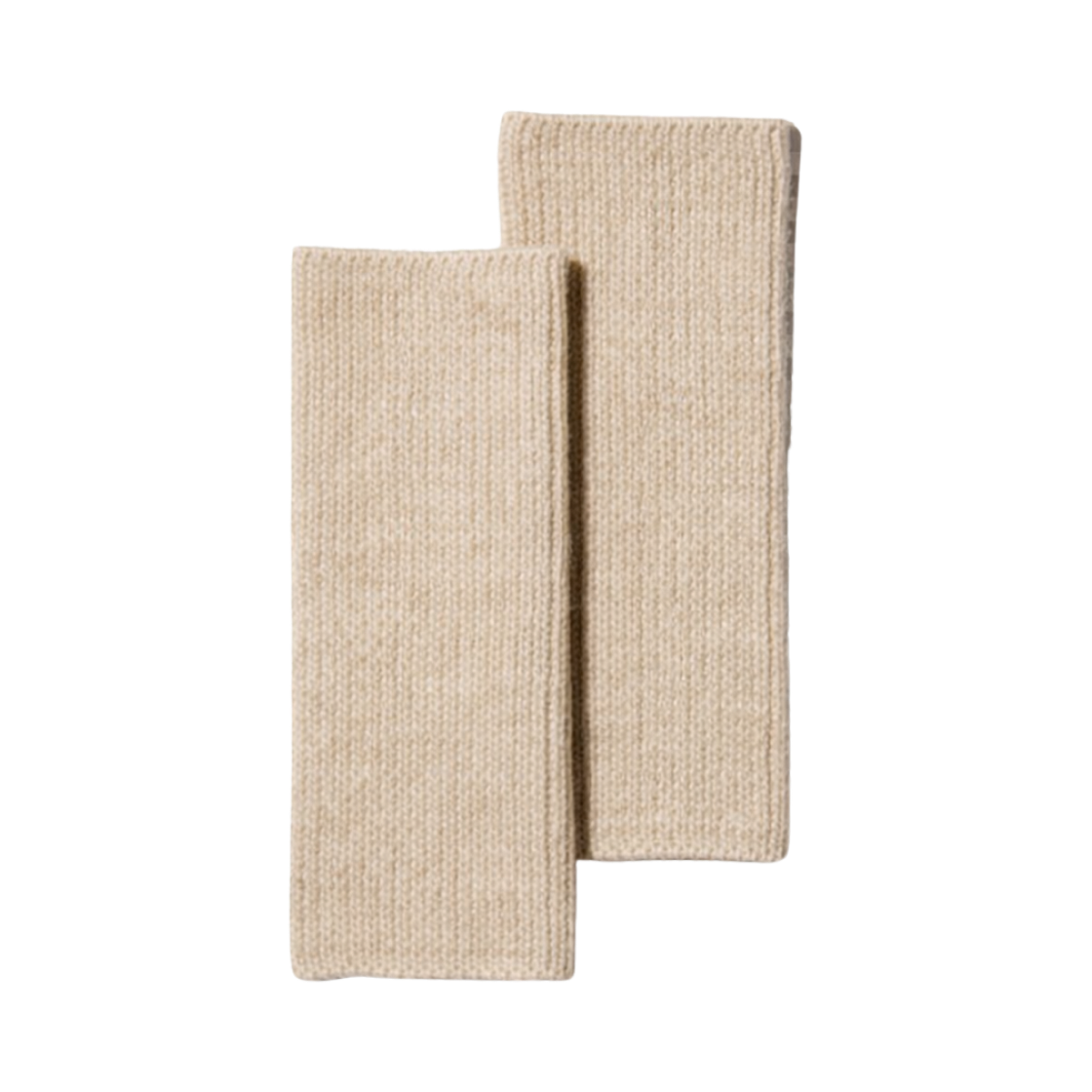 481367-32 Uniqlo Souffle Yarn Knit Arm Warmer Beige - JP