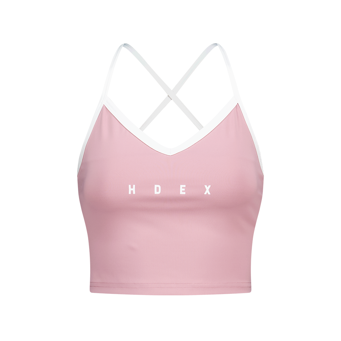 H253WCSBT01IPK HDEX Light Support Daily Crop Bra Top Indi Pink