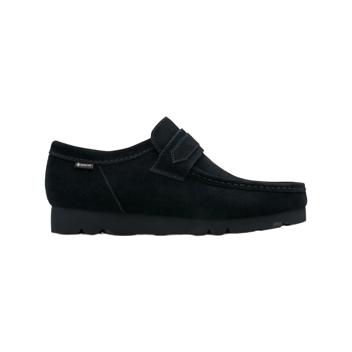 클락스 왈라비 로퍼 고어텍스 블랙 스웨이드(Clarks Wallabee Loafer Gore-Tex Black Suede)