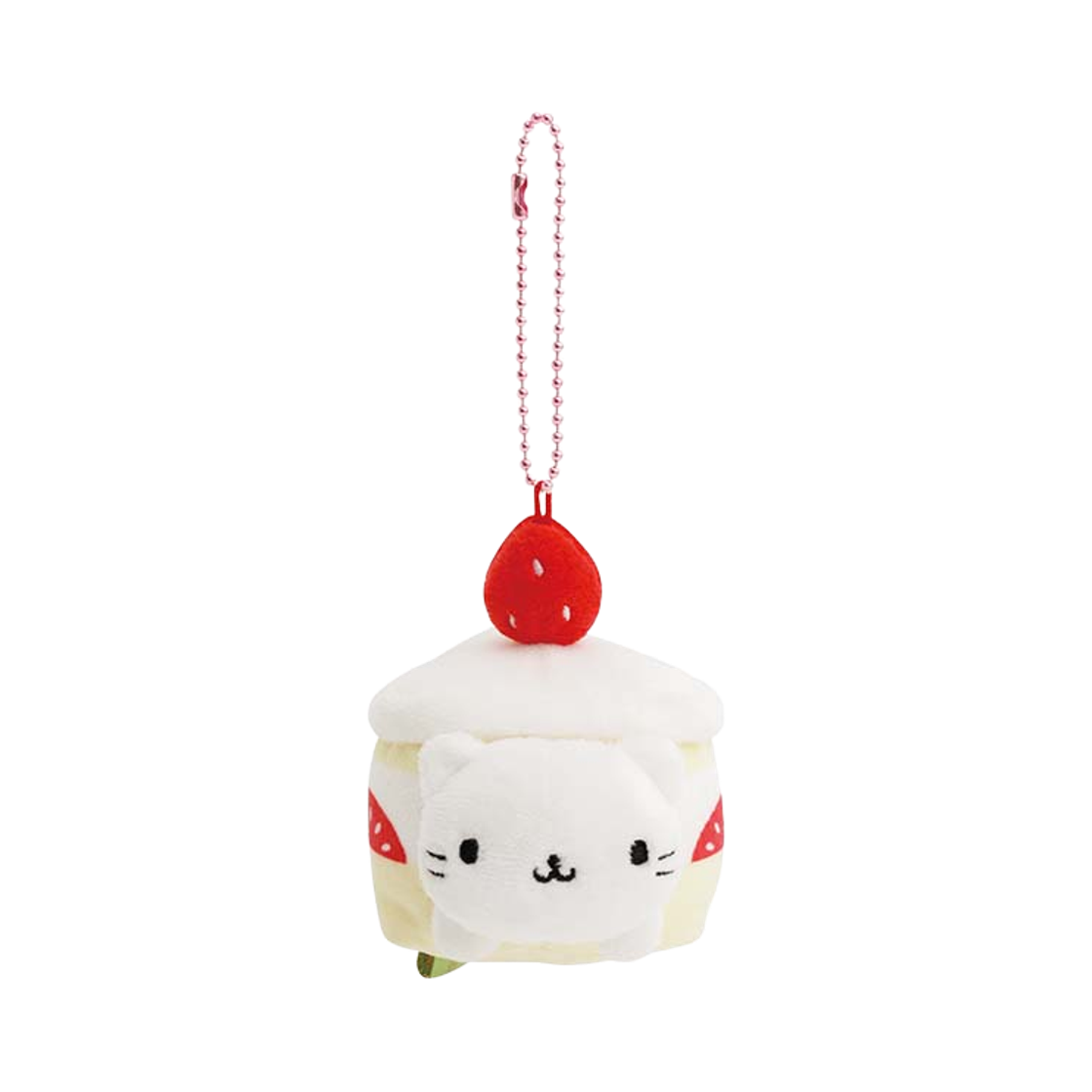 NNN0357 San-X Plush Keyring Nyan Nyan Nyanko Cake