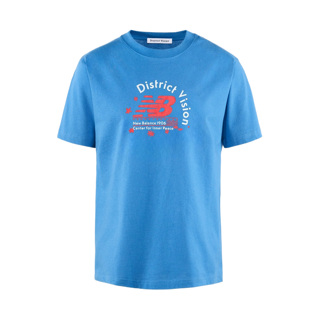 디스트릭트 비전 x 뉴발란스 캘리포니아 코튼 티셔츠 빈티지 네이비(District Vision x New Balance California Cotton T-Shirt Vintage Navy)
