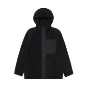 Uniqlo x White Mountaineering Fleece Full Zip Parka Black