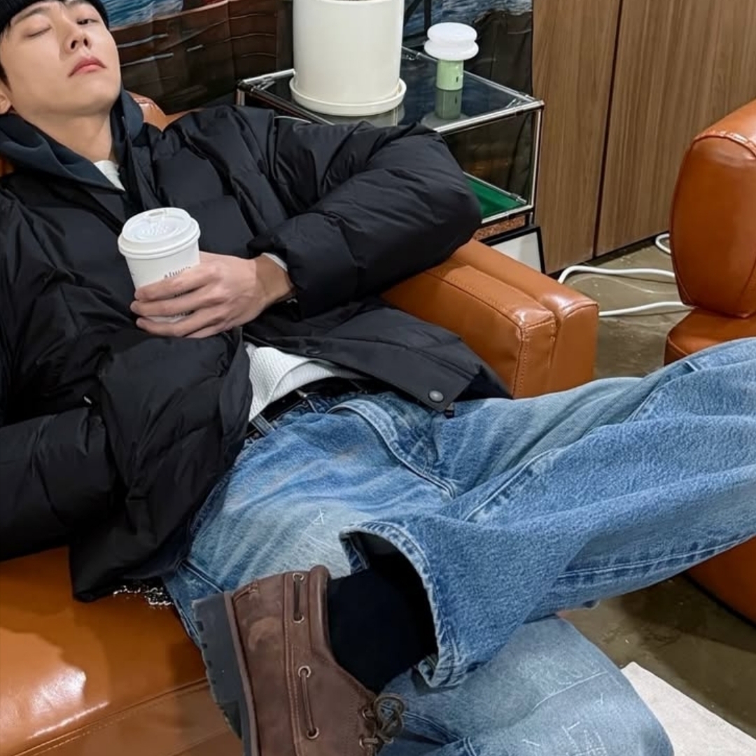 Timberland x Thisisneverthat 3-Eye Authentic Boat Shoes Brown - Wide 착용 스타일