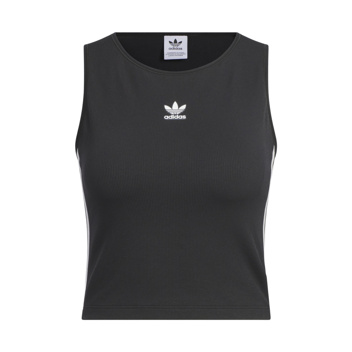 KB6417 (W) Adidas 3-Stripes Padded Tank Top Black - KR Sizing